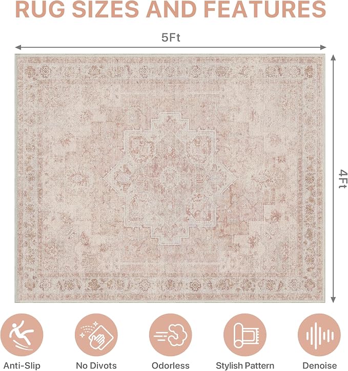 48"x60" Office Chair Mat for Hardwood Tile Floor, Under Desk Carpet Protector - Image 9