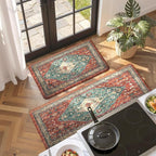 Collive Boho Kitchen Mats 2PCS, Cushioned Kitchen Mat - Image 8