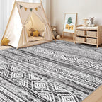 cotiled 9x12 Area Rugs Living Room Rug: Washable Boho Rugs - Image 7
