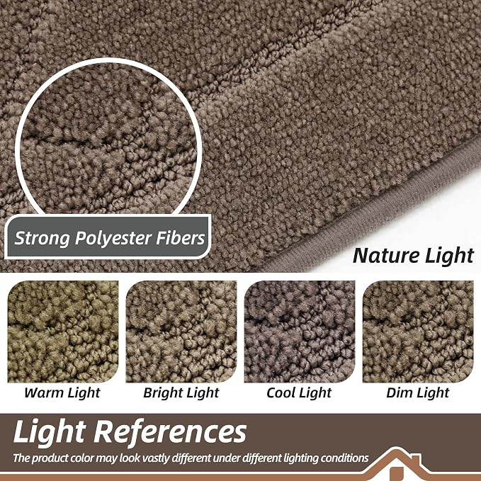 BEQHAUSE Dirt Trapper Door Mat 32" x 48", Doormat Non-Slip Entryway Rugs - Image 7