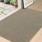 BEQHAUSE Dirt Trapper Door Mat 32" x 48", Non-Slip Washable Doormats Entrance by BEQHAUSE