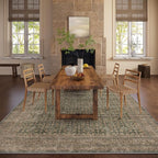Machine Washable Rugs for Living Room: 8x10 Area Rugs Boho Vintage Rugs Stain - Image 5
