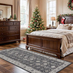 Washable 3x7 Entryway Runner Rug: Farmhouse Wide Kitchen Rug Soft Water - Image 2