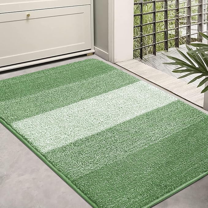 Kitinjoy Indoor Outdoor Door Mat, 36x24 Non-Slip Absorbent Dirt Trapper by Kitinjoy