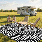 Smiry Outdoor Rug 9x12 ft, Waterproof Reversible Plastic Straw Rugs, Outdoor - Image 2