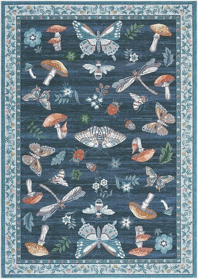ROYHOME Washable Rug 5x7 Area Rugs - Image 3