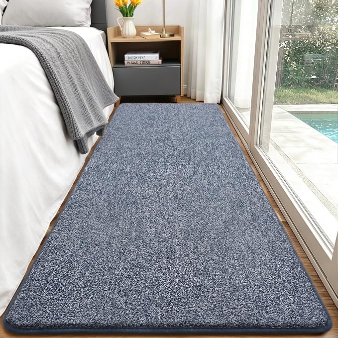Keeko Soft Hallway Runner Rug, 2x8 Bedside Runner Rugs - Image 3