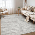 Nakagishi 5x8 Area Rugs Living Room: Washable Large Vintage Rug Neutral by NakagishiAreaRug