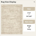 Soalmost 3x4 Rug, Small Area Rug - Image 5