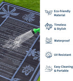 Garvee Outdoor Rug 9x12 Waterproof - Image 4