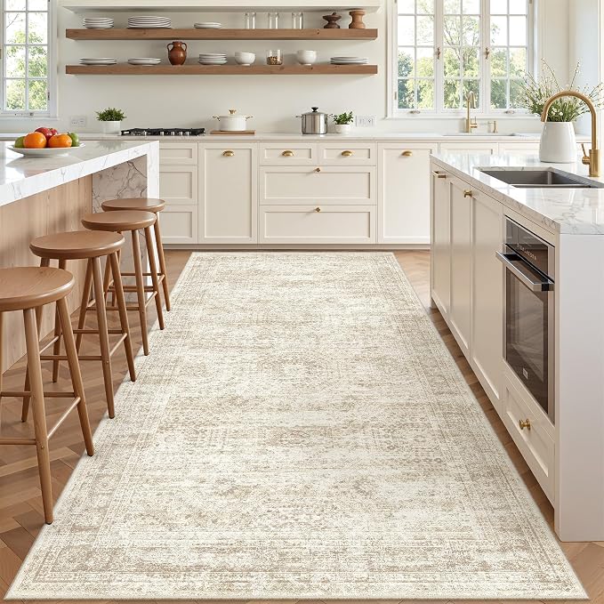 4x8 Rug for Bedroom, Wide Runner Rug for Hallway, Non Slip Washable Runner Rug - Image 5