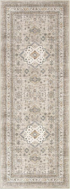 Vintage Hallway Runner Rug 3x8: Large Soft Washable Entryway - Image 9