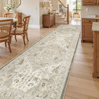 Madane Hallway Rug 3x10, Kitchen Rugs Washable Entryway Rug Vintage Kitchen - Image 4