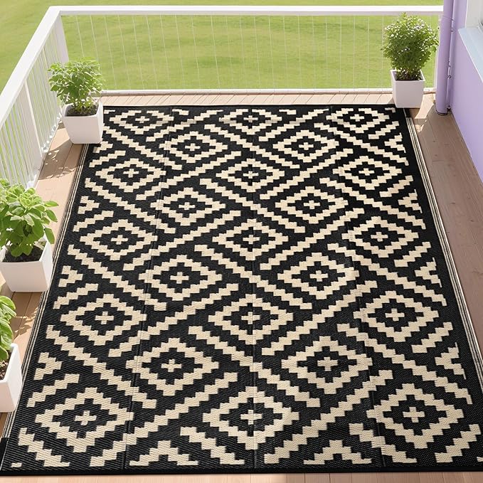 RURALITY Outdoor Rugs 8x10 Feet by RURALITY