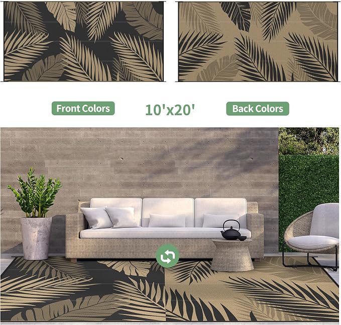 GENIMO Outdoor Rug 10' x 20' Waterproof - Image 2