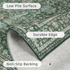 DCX Green 8x10 Rug, Kid & Pet Friendly - Image 5