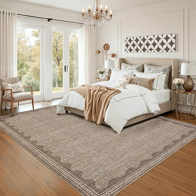 GarveeHome Scalloped Washable Rugs 9x12 Rug - Image 3