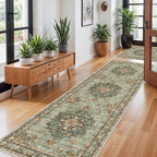 Washable Oriental Hallway Runner Rug by TOPRUUG