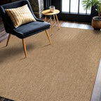 CAMILSON Easy Jute Rug 8x10, Indoor Outdoor Natural Color Farmhouse Area Rugs - Image 8