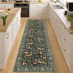 DUKINO Runner Rug, 2x8 Washable Kitchen Rugs by DUKINO