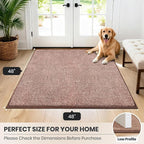 PURRUGS Dirt Trapping Door Mat 48" x 48", Non-Slip Machine Washable Entryway Rug - Image 8