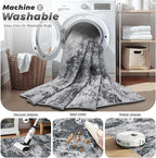 pmtsns Area Rugs 8x10 for Living Room: Washable Rug Modern Abstract Neutral - Image 3