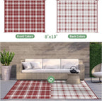 GENIMO Waterproof Outdoor Rug for Patio Clearance, Lightweight RV Camping Mat - Image 2