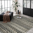 Miukiki 6x9 Area Rug for Living Room Moroccan Washable Rugs Non Slip Indoor by Miukiki