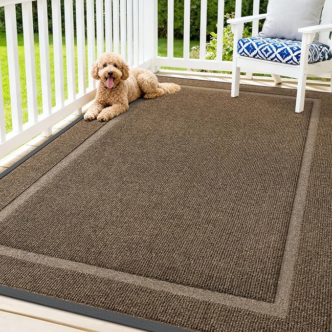 OLANLY Front Door Mat Indoor Outdoor Entrance, Waterproof All-Season, by OLANLY