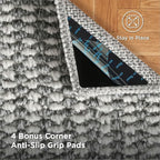 Bedsure 5x7 Faux Wool Area Rugs - Image 3