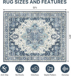 48"x60" Office Chair Mat for Hardwood Tile Floor, Under Desk Carpet Protector - Image 9