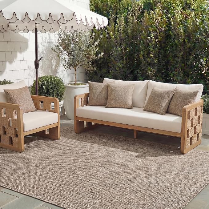 SAFAVIEH Outdoor Area Rug 8x11 by Unknown