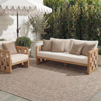 SAFAVIEH Outdoor Area Rug 8x11 by Unknown