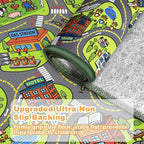 Upgrade Ultra Non Slip Kids Car Rug, Kids Road Playmat Rug - Image 2