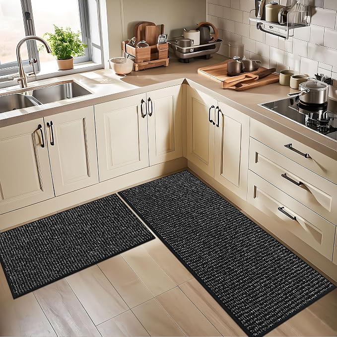 BEQHAUSE Kitchen Rugs 24"x36", Non-Slip Kitchen Mats - Image 8