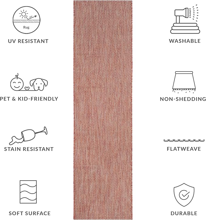 SAFAVIEH Outdoor Runner Rug 2'3"x8' - Image 6