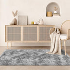 2x6 Grey Runner Rug for Bedroom, Soft Fluffy Runner Area Rug for Living Room - Image 3