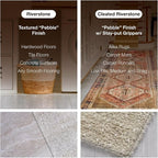 Clear Hard Floor Runner, USA Made, 27 x 144 Inch, 2mm Thick Clear Vinyl - Image 3