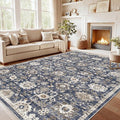 AMADA HOMEFURNISHING 8x10 Washable Area Rug, Low-Profile Large Area Rug by AMADAHOMEFURNISHING