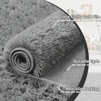 4x6 Area Rug for Living Room: Ultra Soft Fluffy Rug Modern Large Thicked Shag - Image 7