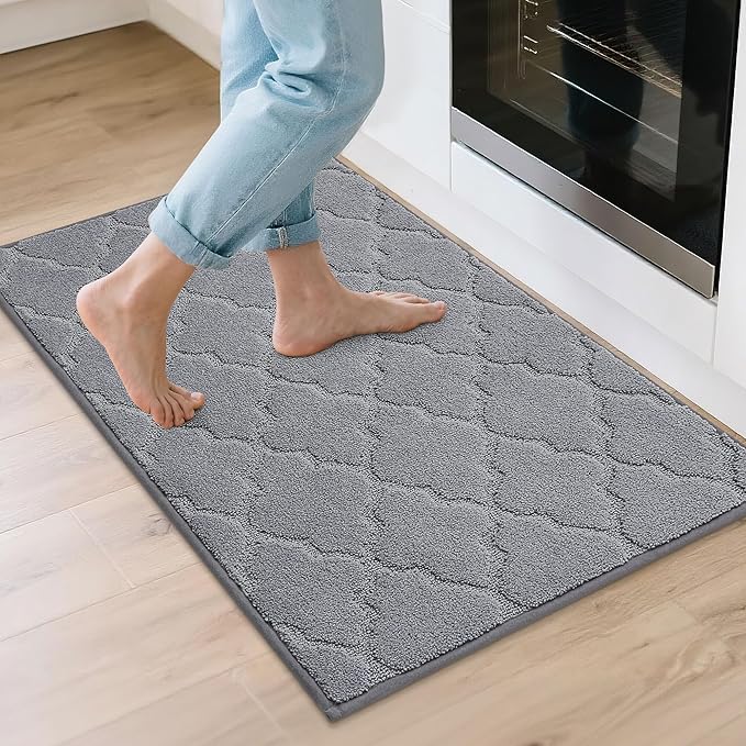 COSY HOMEER Kitchen Rugs 24"x36" Non-Slip Washable Kitchen Mats by COSYHOMEER