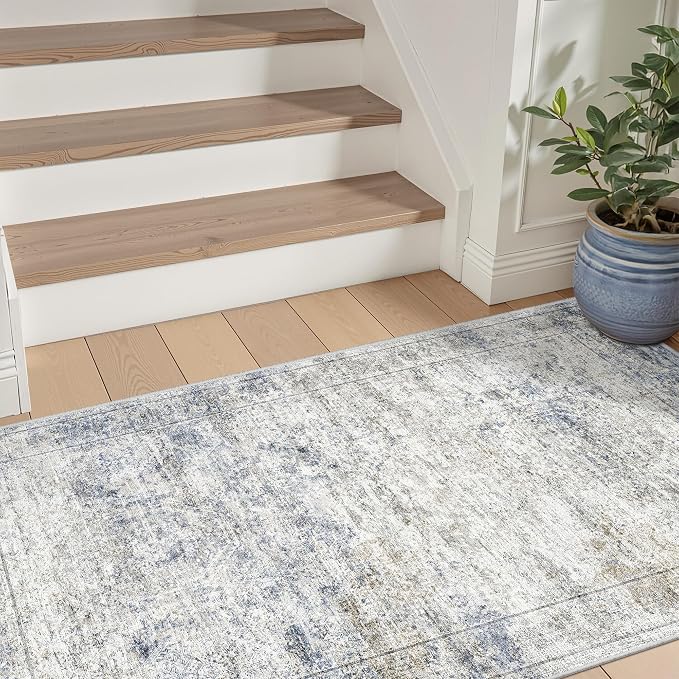 3x4 Washable Area Rug for Entryway, Soft Kitchen Rugs Non Slip for Dining Room - Image 3