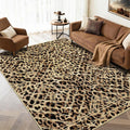 BESTSWEETIE Area Rug 9x12 Rug Machine Washable Non-Slip Low Pile Print Pattern by BESTSWEETIE
