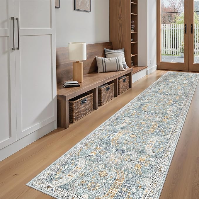 Madane Hallway Runner Rug 2x12, Extra Long Washable Runner Rugs - Image 7
