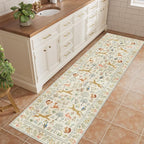 DUKINO 2.6x8 Rug for Hallway, Washable Kitchen Runner Rug - Image 3