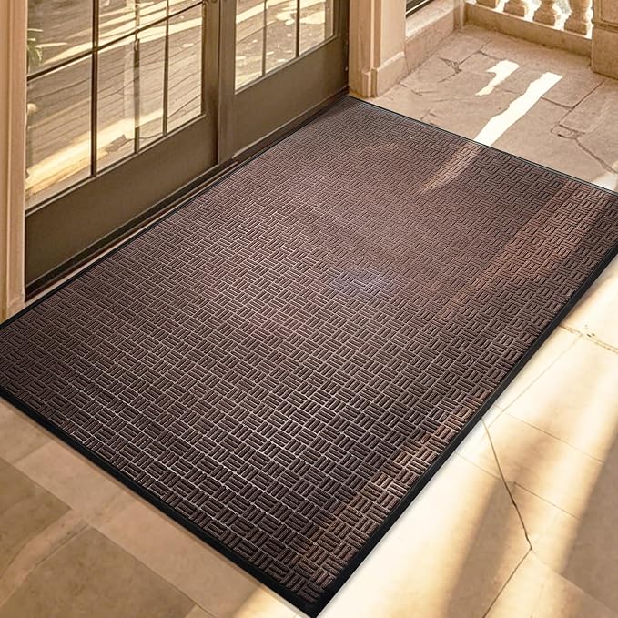 Mibao Front Door Mat Outdoor Entrance, Waterproof Dirt Trapper Doormat - Image 8
