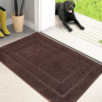 PURRUGS Dirt Trapping Door Mat 24" x 35.5", Non-Slip/Skid Machine Washable by PURRUGS