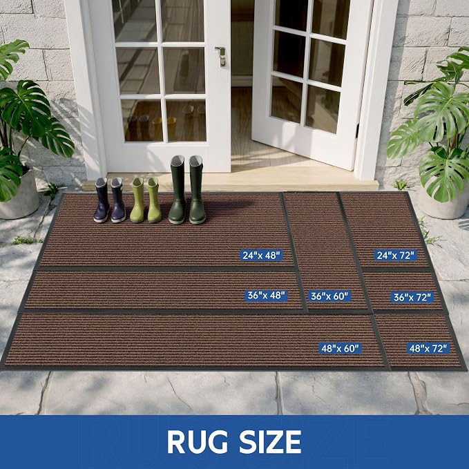 Front Door Mat, Commercial Welcome Mats, Stain and Fade Resistant, Durable - Image 8