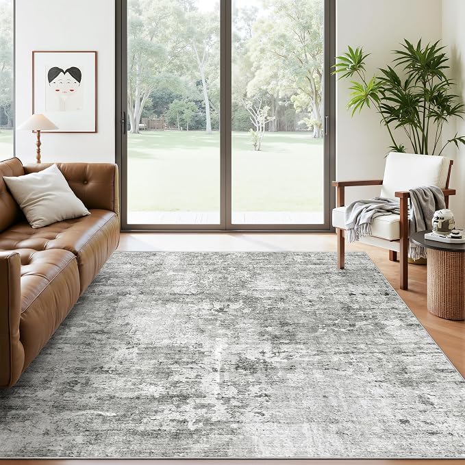 Soalmost 6x9 Abstract Area Rugs - Image 2