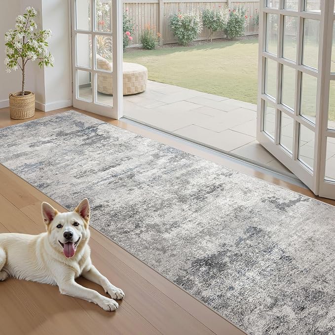 DMOYEST 3x12 Washable Runner Rug, Non Slip Low Pile Carpet Runner - Image 5